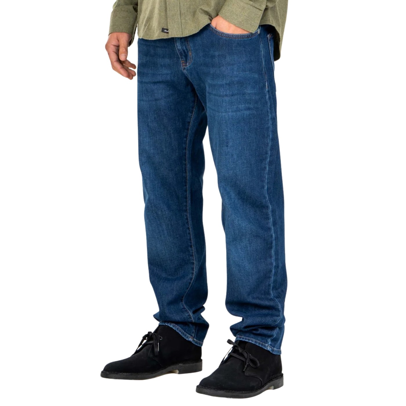 Pantalón REELL Barfly 2.0 Dark Blue BARFLY-2-0-DARK-BLUE Vaquero Jeans REELL