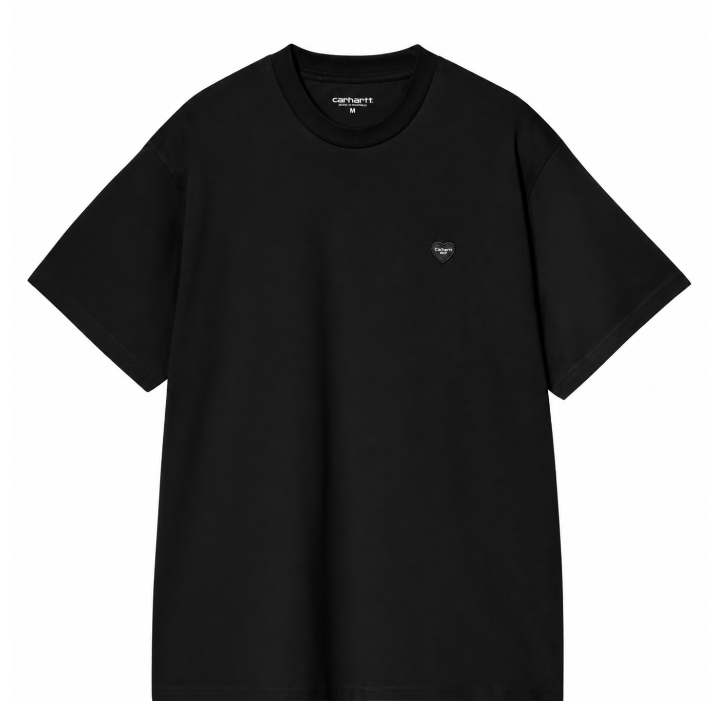 Camiseta Carhartt WIP S-S Small Heart T-Shirt Black - Black I037116_00E_XX Camisetas Carhartt WIP
