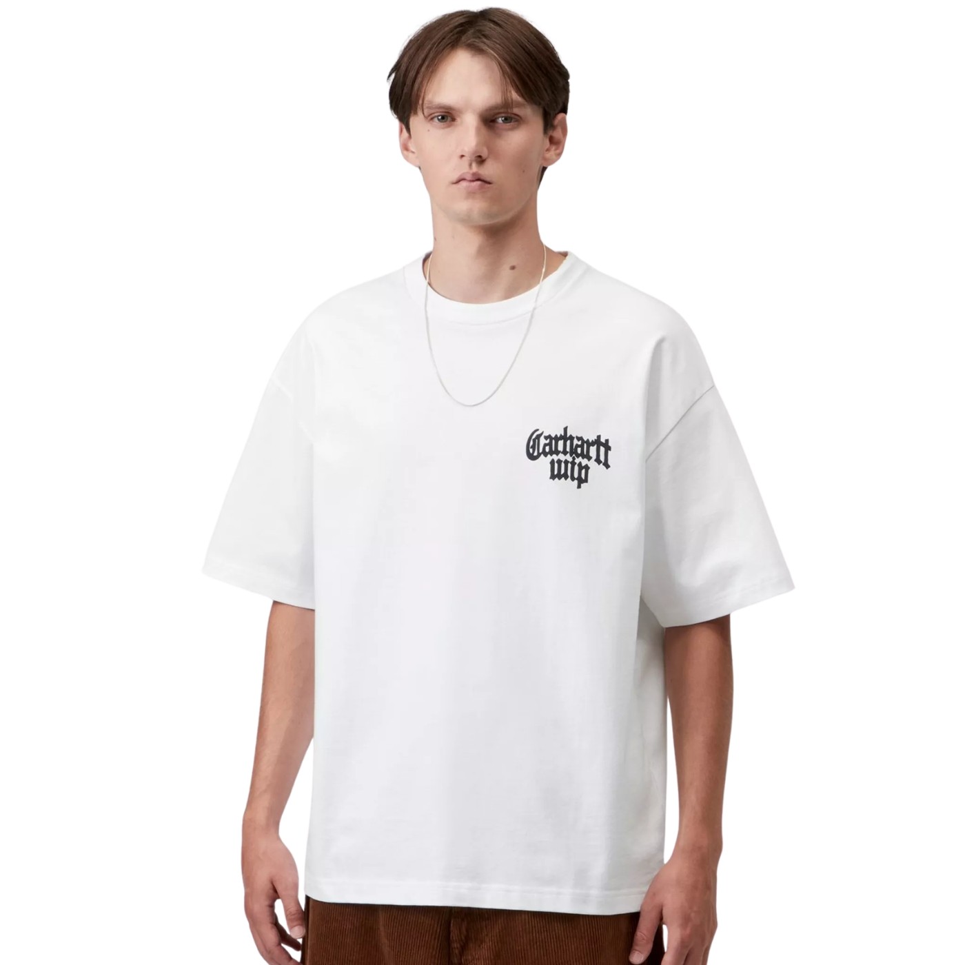 Camiseta Carhartt WIP S-S Blackletter T-Shirt White I037245_2_XX Camisetas Carhartt WIP