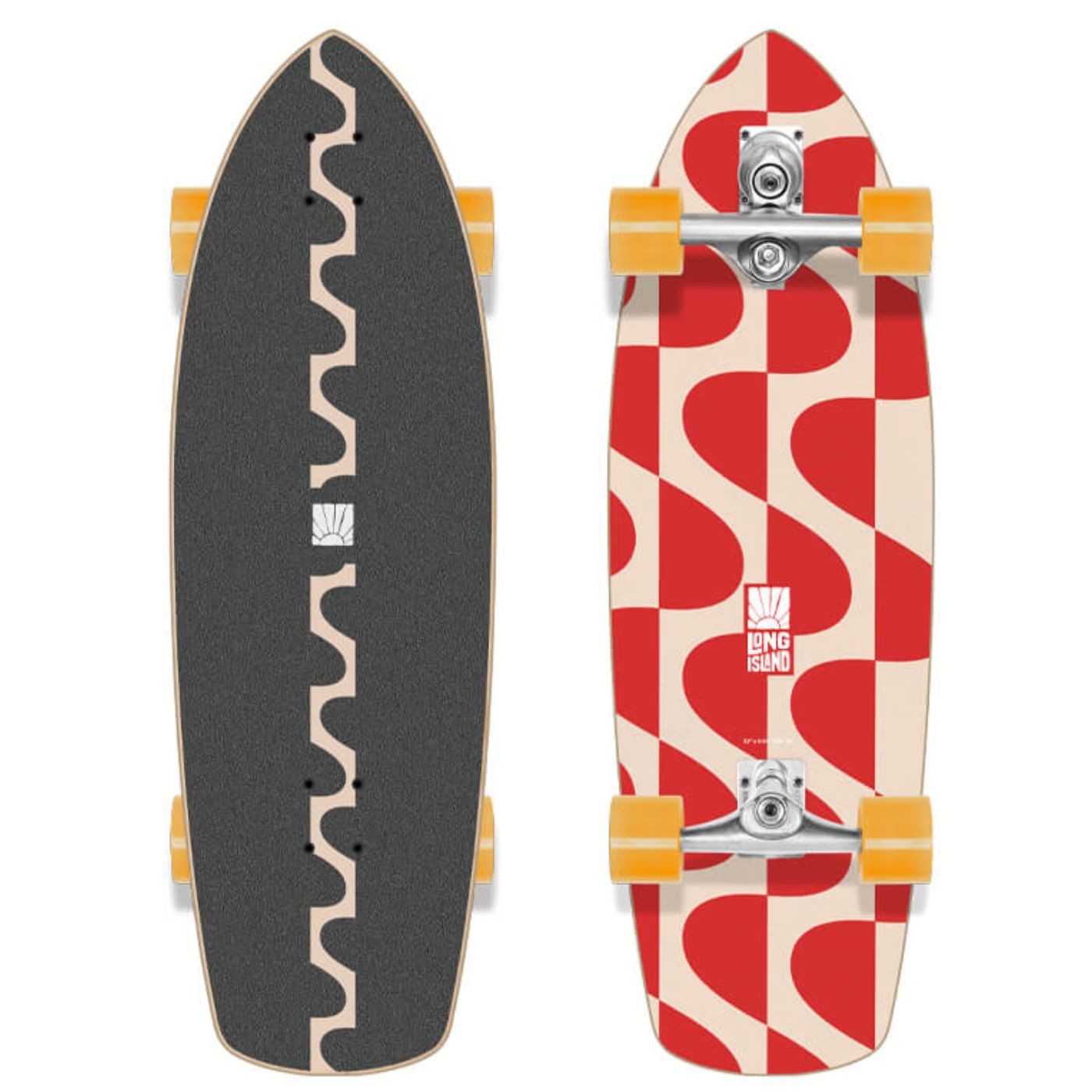 Surfskate Long Island Odyssey 32"x9.85"x18" Complete LICO0026B001 Surf Skates completos LongIsland Longboards