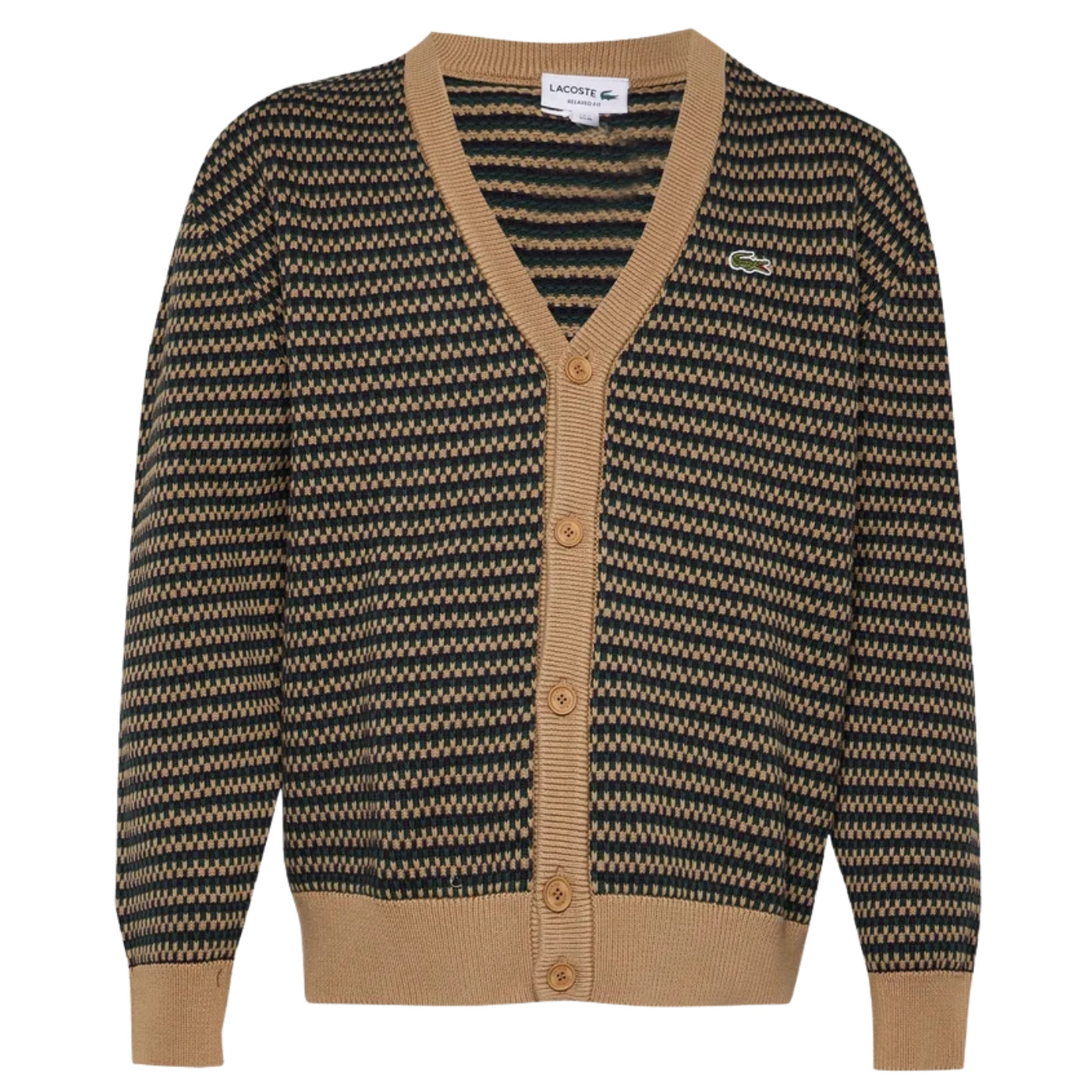 Cardigan Lacoste Cardigan Abierto Xei Cookie-Sinople AH8567-XEI Chaquetas Lacoste