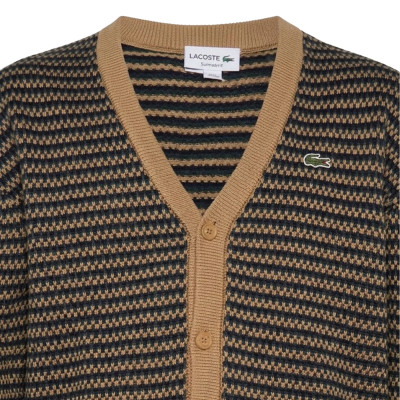 Cardigan Lacoste Cardigan Abierto Xei Cookie-Sinople AH8567-XEI Chaquetas Lacoste